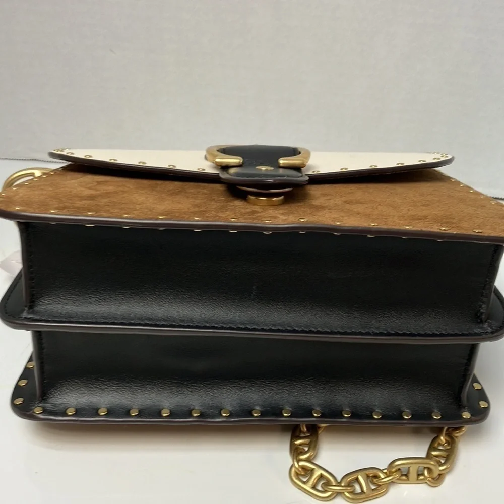 Coach vintage khaki Multi color crossbody purse new with tag - Picture 12 of 13